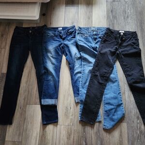 Bundle Of Four Size 3 Skinny Jeans